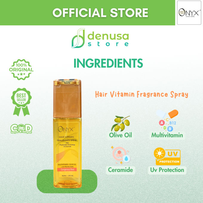 ONYX Hair Vitamin Fragrance Spray Georgeous Red 120 ml