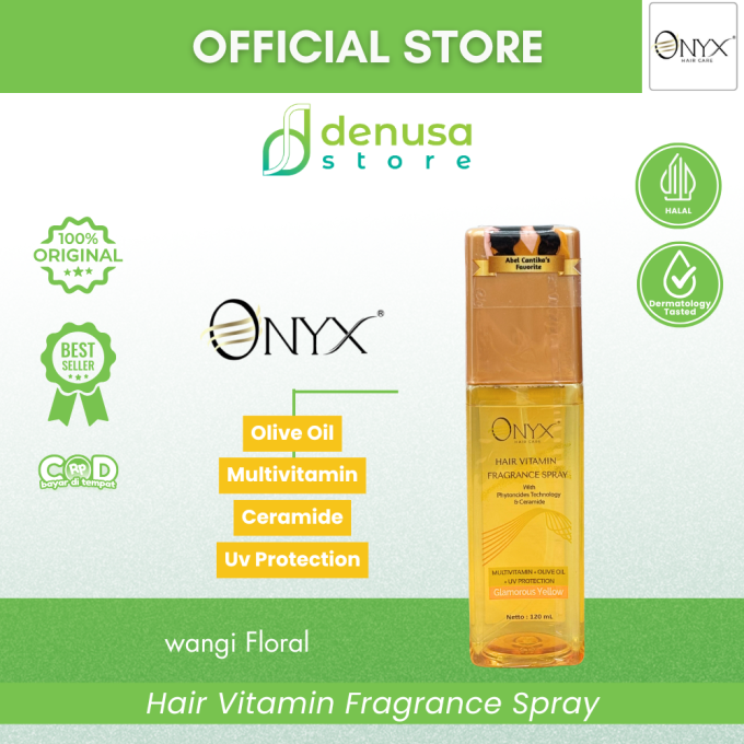 ONYX Hair Vitamin Fragrance Spray Glamorous Yellow 120 ml