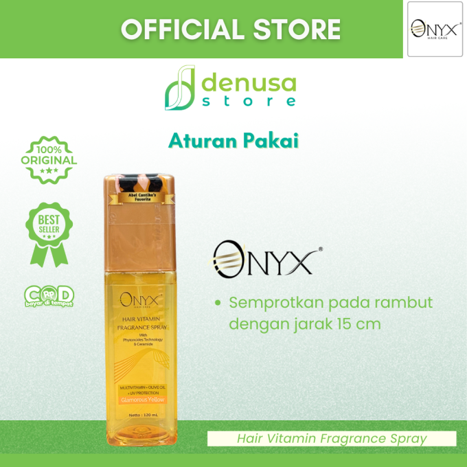ONYX Hair Vitamin Fragrance Spray Glamorous Yellow 120 ml