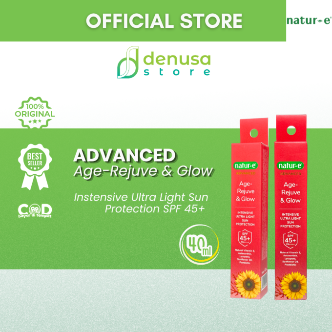 Natur-e Advanced Age Rejuve n Glow Instensive Ultra Light Sun Protection SPF 45+ 40 ml