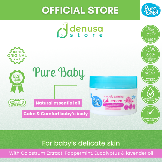 PURE BABY Snuggly Calming Rub Cream 50 g