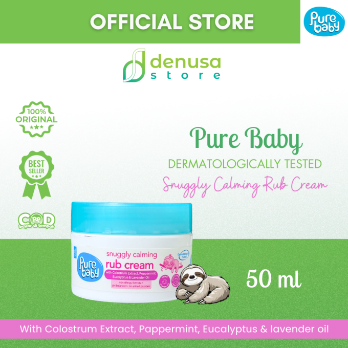 PURE BABY Snuggly Calming Rub Cream 50 g