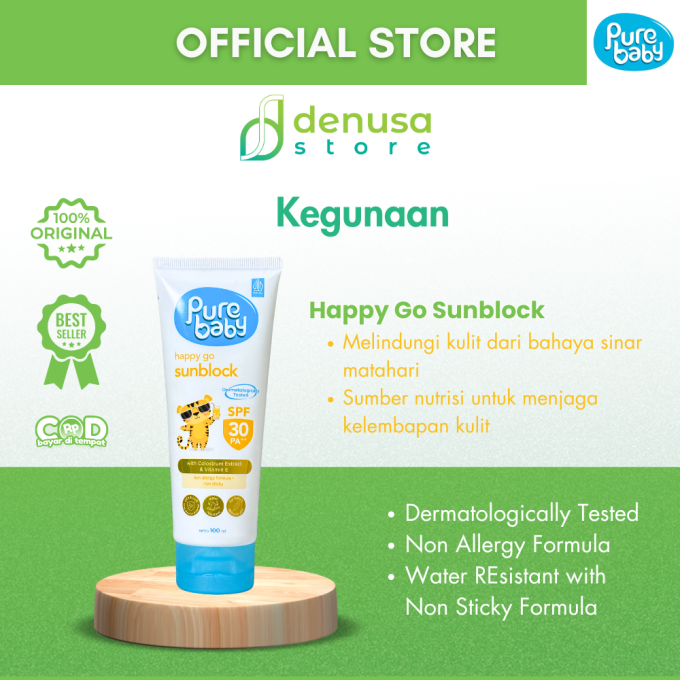 PURE BABY Happy Go Sunblock 100 ml