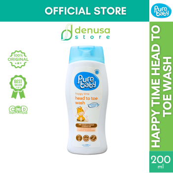 PURE BABY Happy Time Head To Toe Wash 200 ml