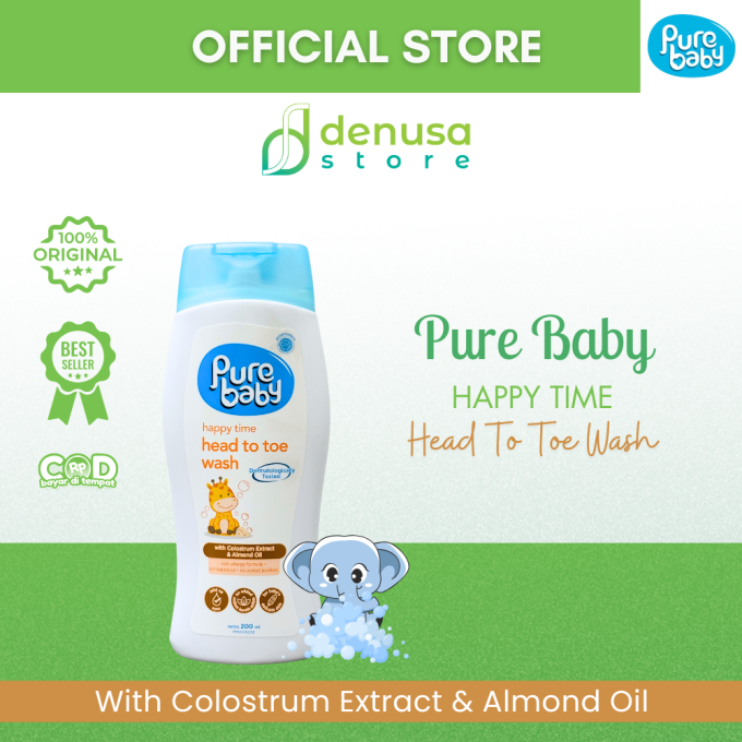 PURE BABY Happy Time Head To Toe Wash 200 ml