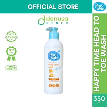 PURE BABY Happy Time Head To Toe Wash Pump Bottle 350 ml