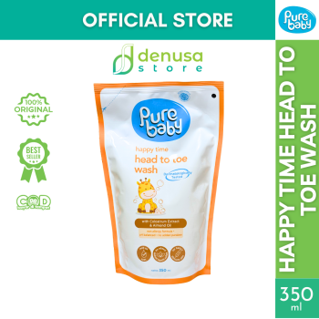 PURE BABY Happy Time Head To Toe Wash Refill Pouch 350 ml