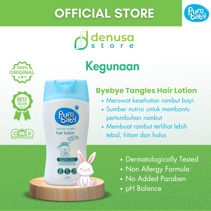PURE BABY Byebye Tangles Hair Lotion 100 ml