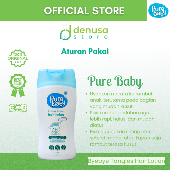 PURE BABY Byebye Tangles Hair Lotion 100 ml