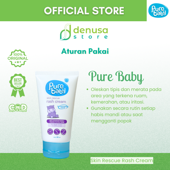 PURE BABY Skin Rescue Rash Cream 50 ml