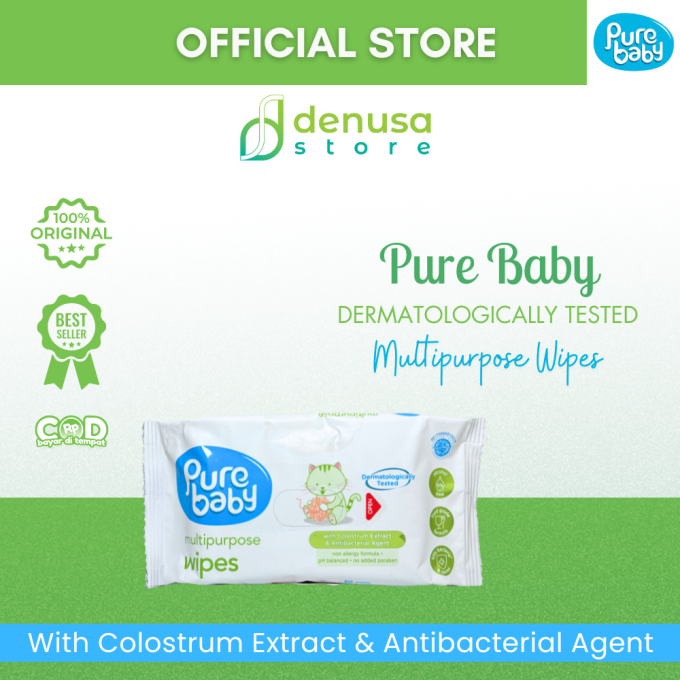 PURE BABY Multipurpose Wipes 50 Sheets