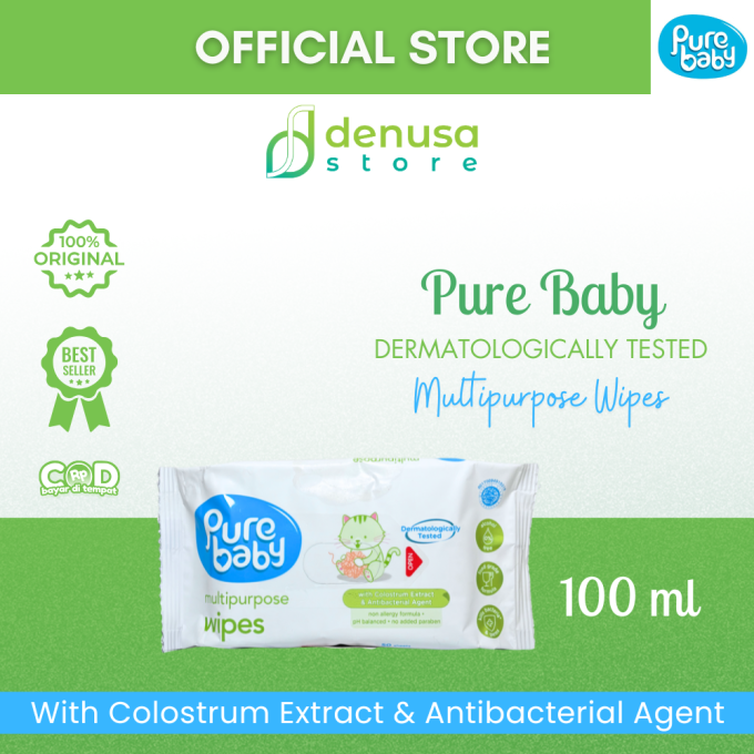 PURE BABY Multipurpose Wipes 50 Sheets