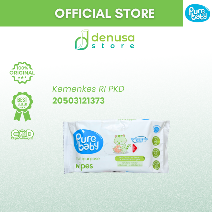 PURE BABY Multipurpose Wipes 50 Sheets