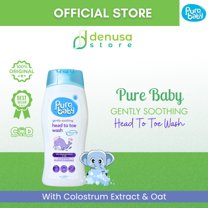 PURE BABY Gently Soothing Head To Toe Wash 200 ml