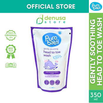 PURE BABY Gently Soothing Head To Toe Wash Refill Pouch 350 ml