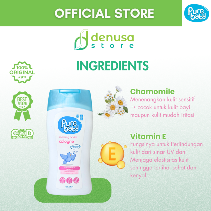 PURE BABY Morning Tickles Cologne 100 ml