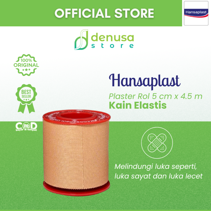 HANSAPLAST Plester Rol Kain Lentur 5 cm x 4.5 m
