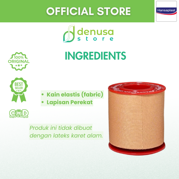 HANSAPLAST Plester Rol Kain Lentur 5 cm x 4.5 m
