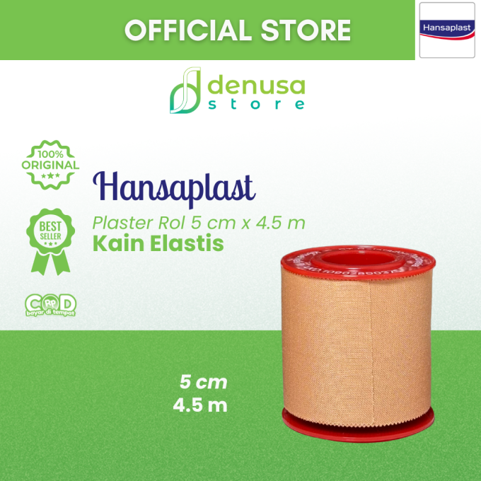 HANSAPLAST Plester Rol Kain Lentur 5 cm x 4.5 m