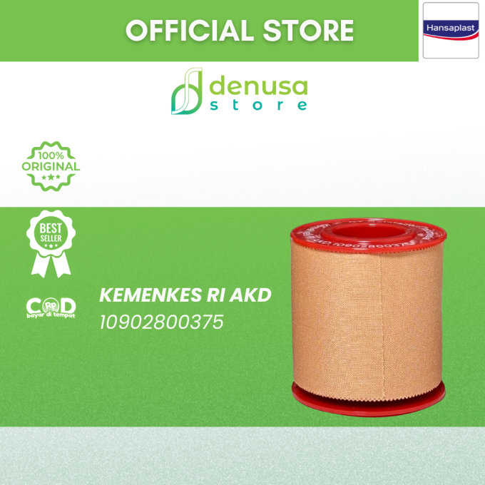 HANSAPLAST Plester Rol Kain Lentur 5 cm x 4.5 m