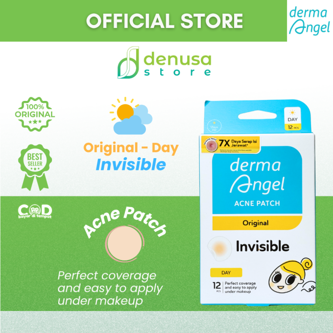 Derma Angel Acne Patch Original Invisible Day 12 Pcs