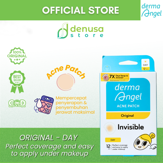 Derma Angel Acne Patch Original Invisible Day 12 Pcs