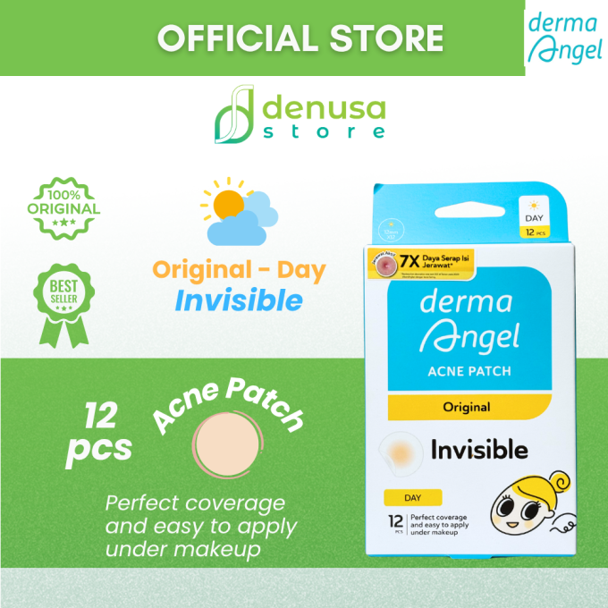 Derma Angel Acne Patch Original Invisible Day 12 Pcs