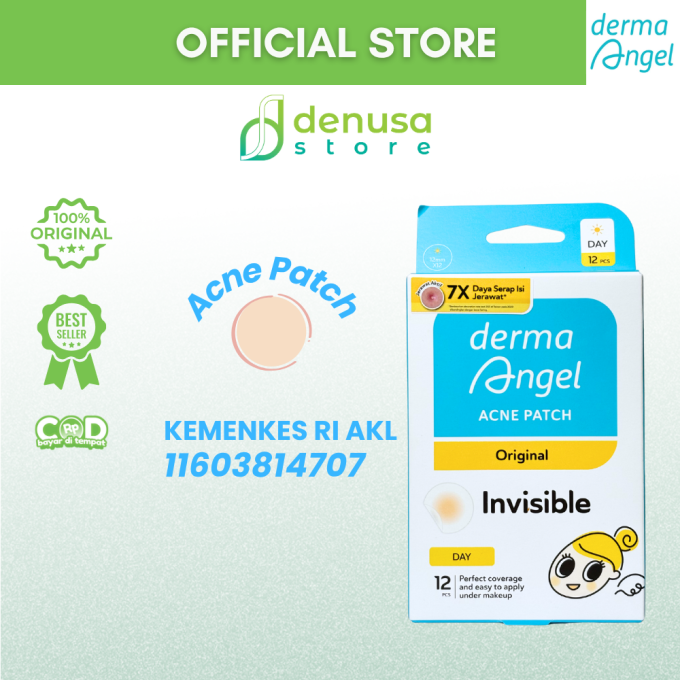 Derma Angel Acne Patch Original Invisible Day 12 Pcs