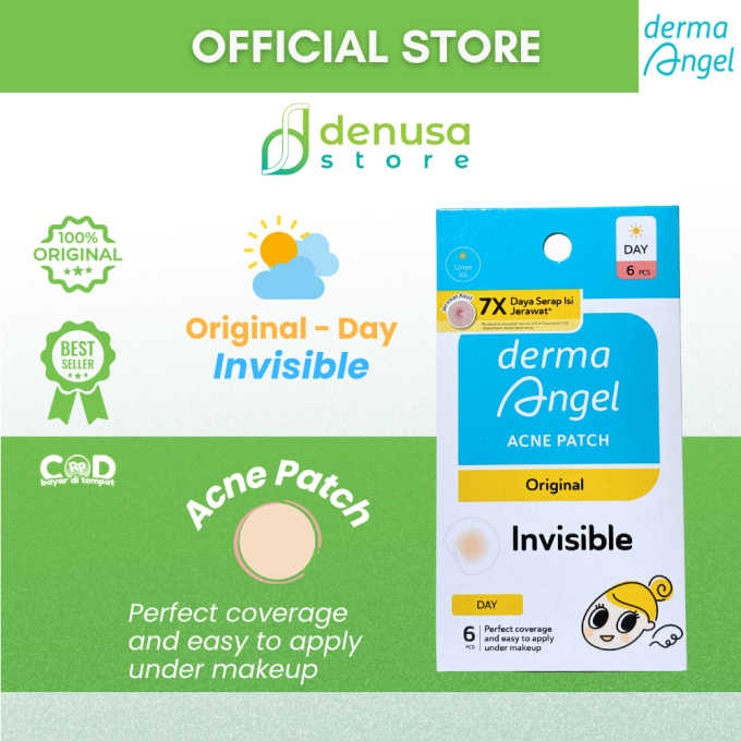 Derma Angel Acne Patch Original Invisible Day 6 Pcs