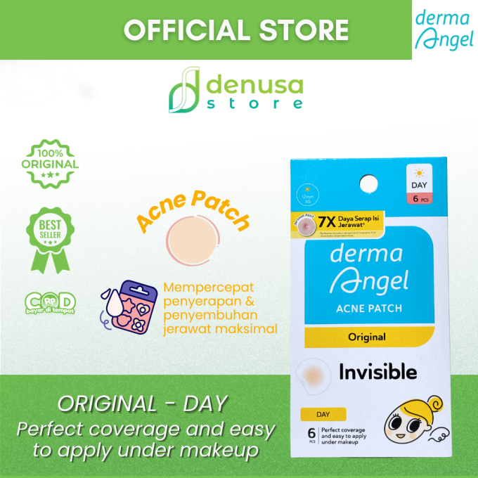 Derma Angel Acne Patch Original Invisible Day 6 Pcs