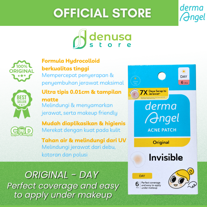 Derma Angel Acne Patch Original Invisible Day 6 Pcs