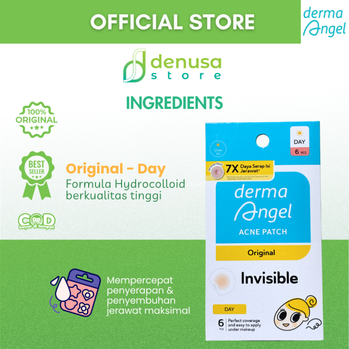 Derma Angel Acne Patch Original Invisible Day 6 Pcs