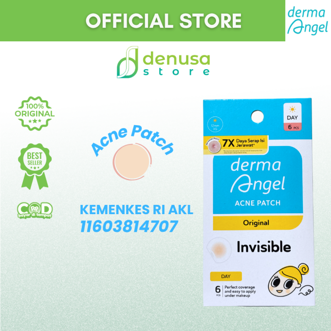 Derma Angel Acne Patch Original Invisible Day 6 Pcs