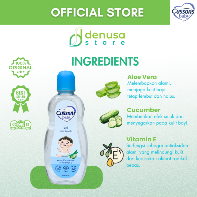 CUSSONS BABY Oil Mild n Gentle 100 ml