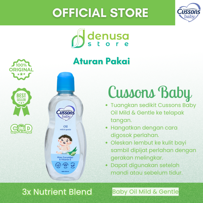 CUSSONS BABY Oil Mild n Gentle 100 ml
