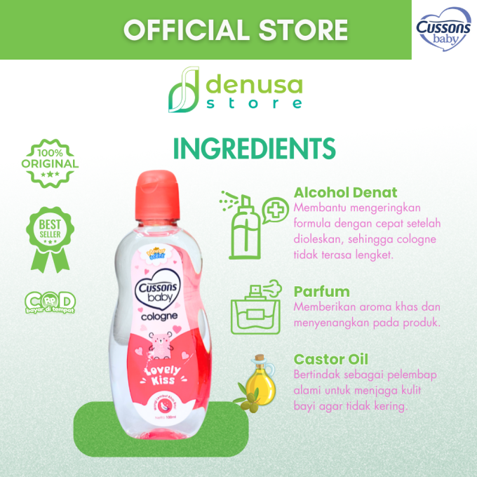 CUSSONS BABY Cologne Lovely Kiss 100ml