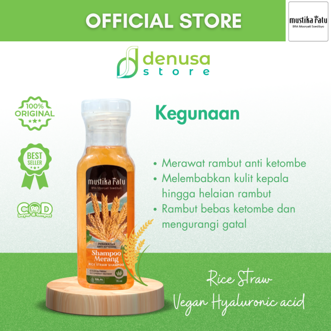 MUSTIKA RATU Shampoo Merang 75 ml
