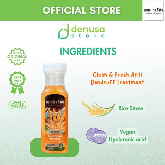 MUSTIKA RATU Shampoo Merang 75 ml
