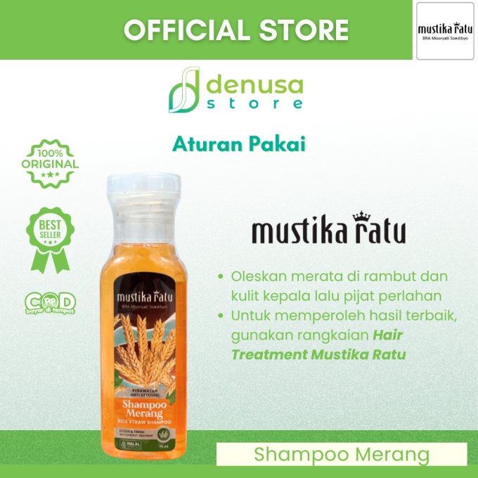 MUSTIKA RATU Shampoo Merang 75 ml