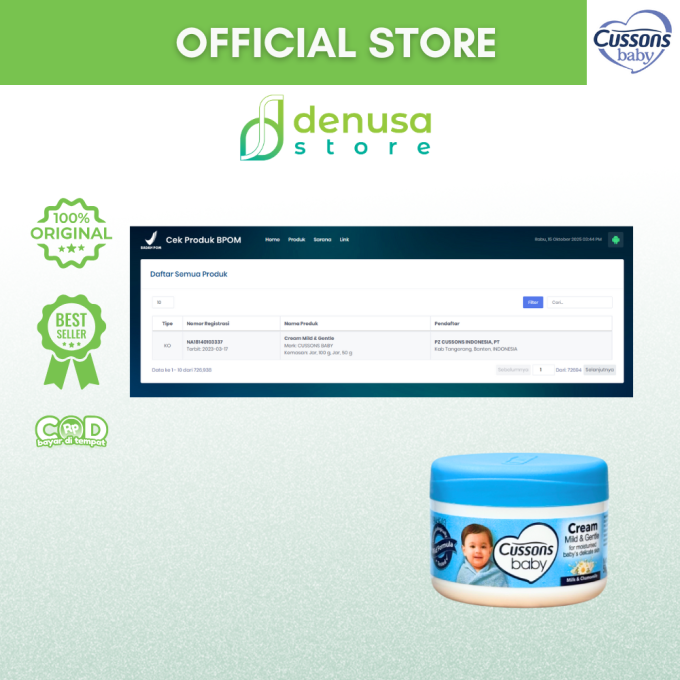 CUSSONS BABY Cream Mild n Gentle 50g