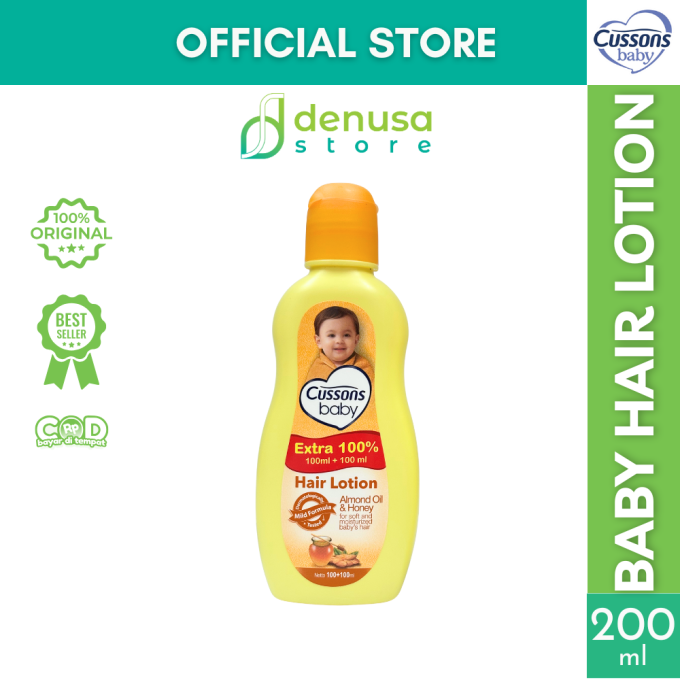 CUSSONS BABY Hair Lotion Almond Oil n Honey 100+100ml