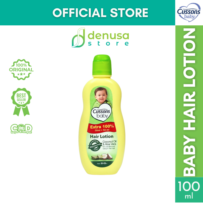 CUSSONS BABY Hair Lotion Coconut Oil n Aloe Vera 50+50ml