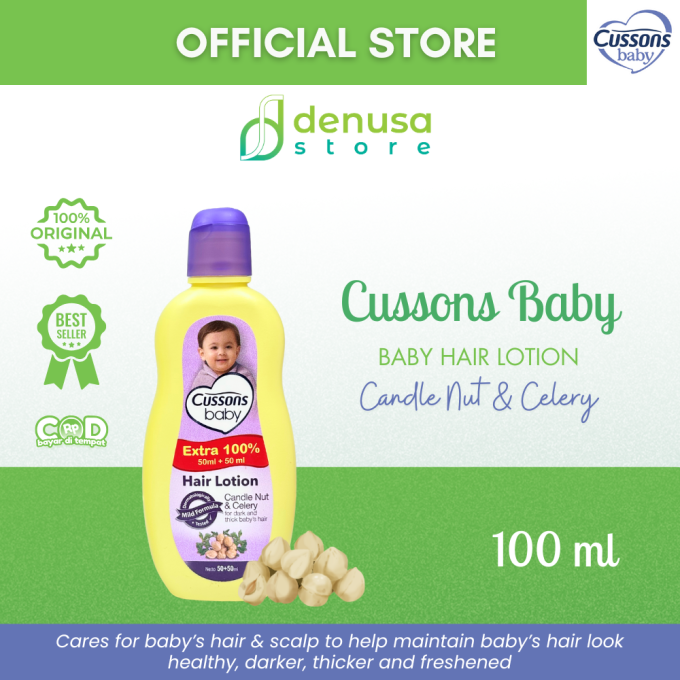 CUSSONS BABY Hair Lotion Candle Nut n Celery 50+50ml