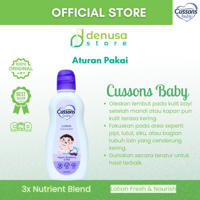 CUSSONS BABY Lotion Fresh n Nourish 200 ml