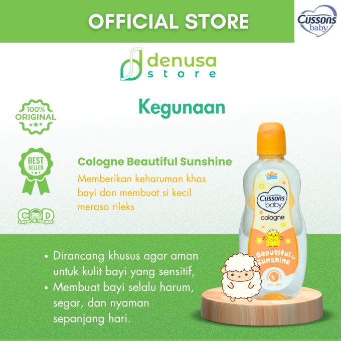 CUSSONS BABY Cologne Beautiful Sunshine 100ml
