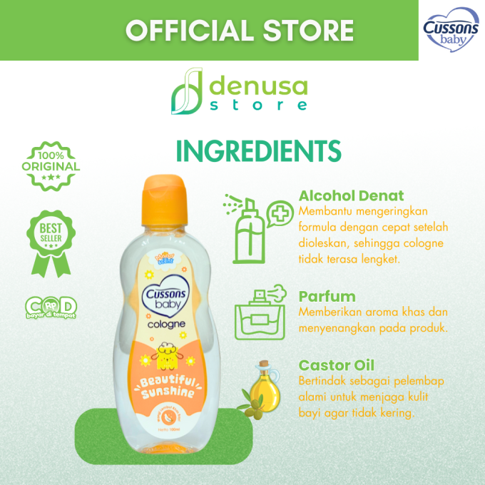CUSSONS BABY Cologne Beautiful Sunshine 100ml