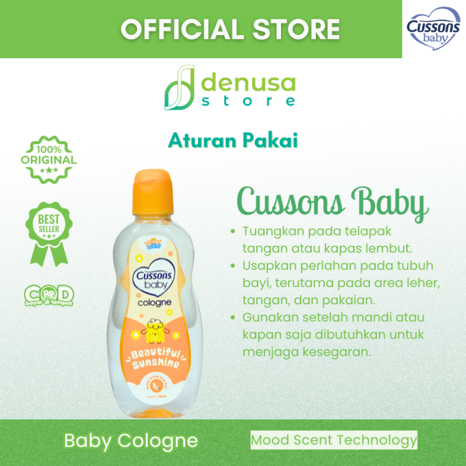 CUSSONS BABY Cologne Beautiful Sunshine 100ml