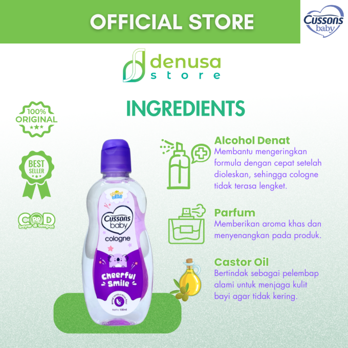 CUSSONS BABY Cologne Cheerful Smile 100ml