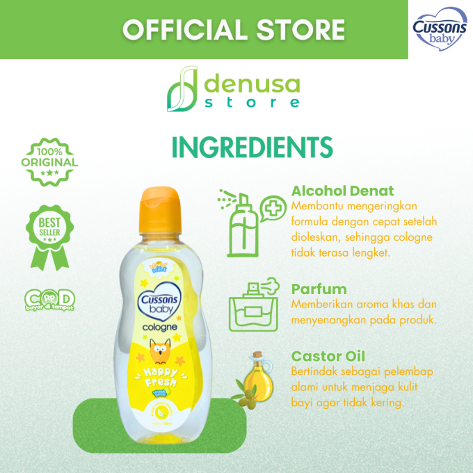 CUSSONS BABY Cologne Happy Fresh 100ml
