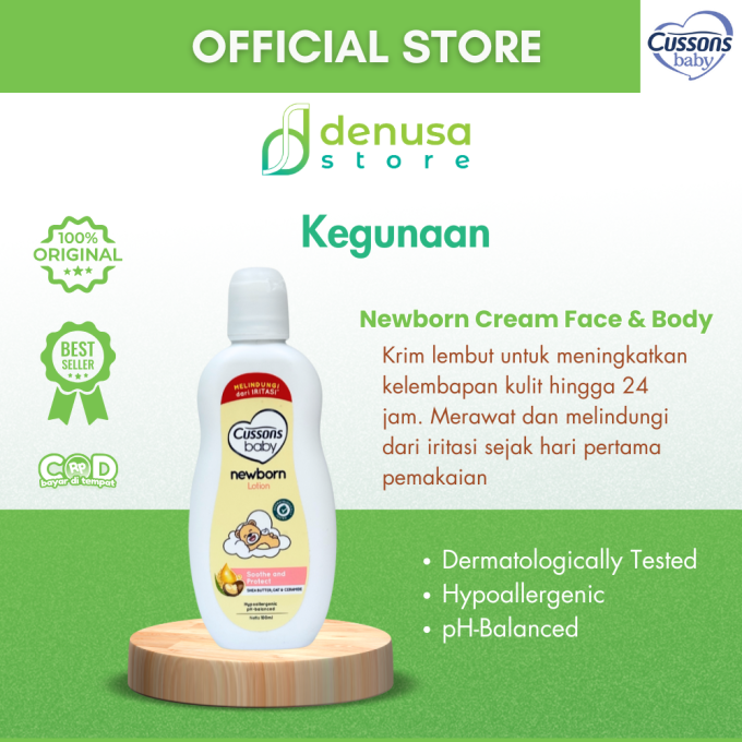 CUSSONS BABY Newborn Lotion Soothe n Protect 100ml